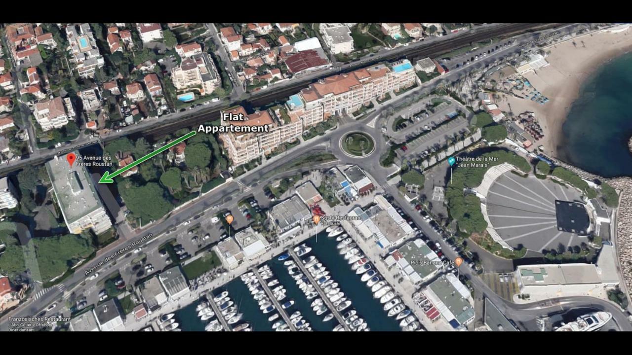 Grand Studio Neuf Face Port Et Plage, Parking Prive Golfe-Juan Kültér fotó